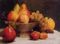 Bowl of Fruit still life Henri Fantin Latour